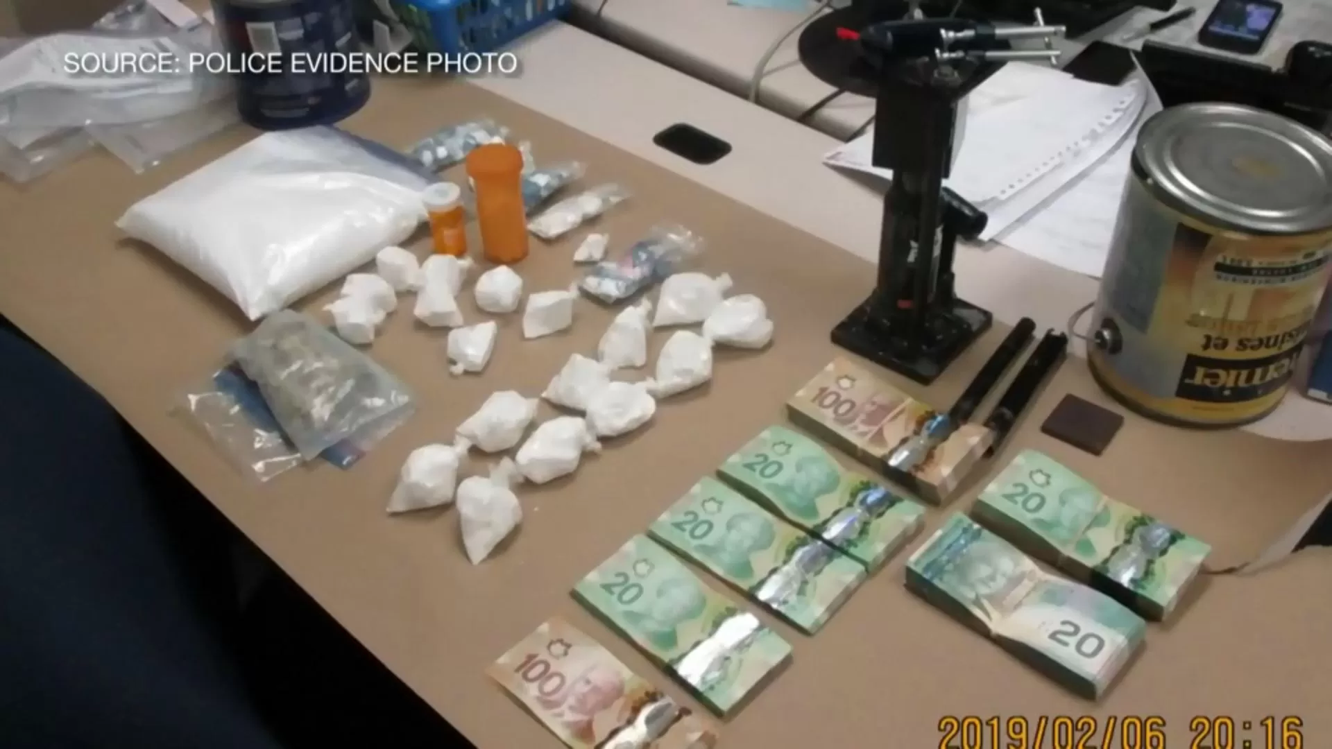 Toronto drug bust evidence