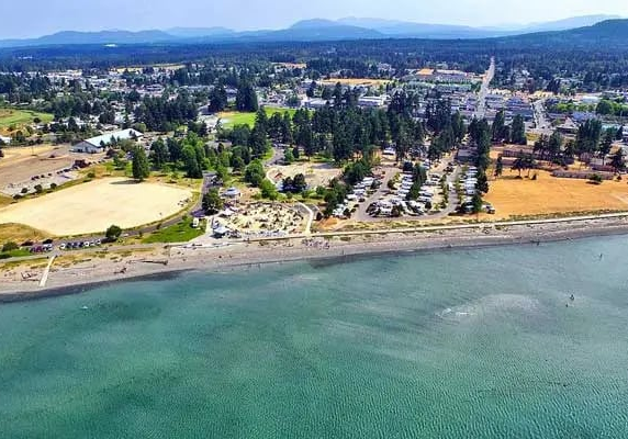 Parksville, BC from above