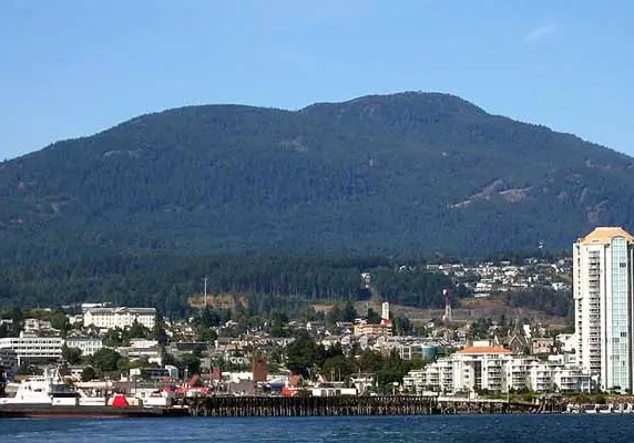 Nanaimo, BC skyline