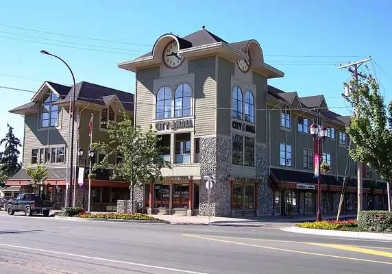 Langford, BC clock building